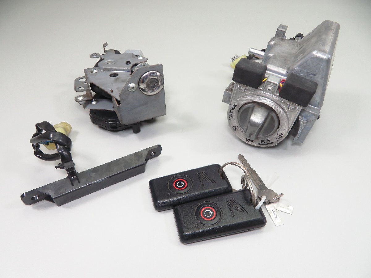 ②FORZA/フォルツァ MF08 純正 メイン キーセット スマートキー/リモコン メカニカルキー付き 検 ノーマル 2 フォルツァZ フォルツァX拍卖