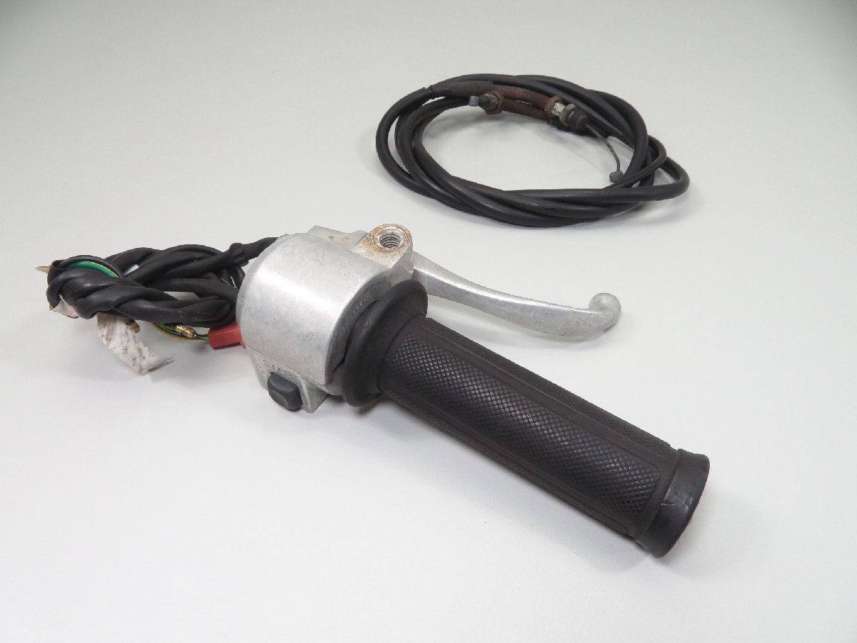 ⑨ZOOMER/ズーマー/AF58 純正 右側 ハンドルスイッチ/スロットル おまけ アクセルワイヤー 検 ノーマル レストア 1 AF54 AF55 AF56 AF57 右拍卖