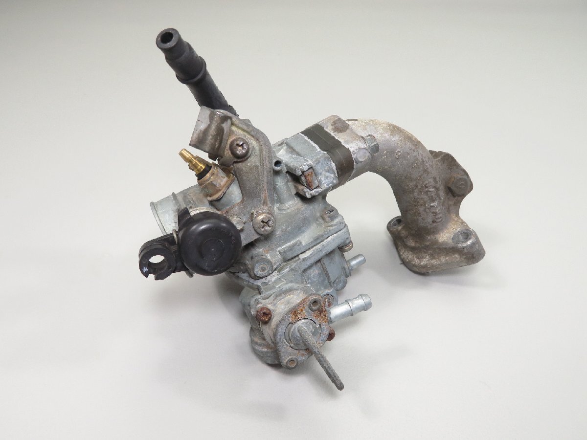 ④スーパーカブ50カスタム/AA01 セル付き 純正 キャブレター インシュレーター/インテークマニホールド/インマニ 検 ノーマル 1 C50拍卖