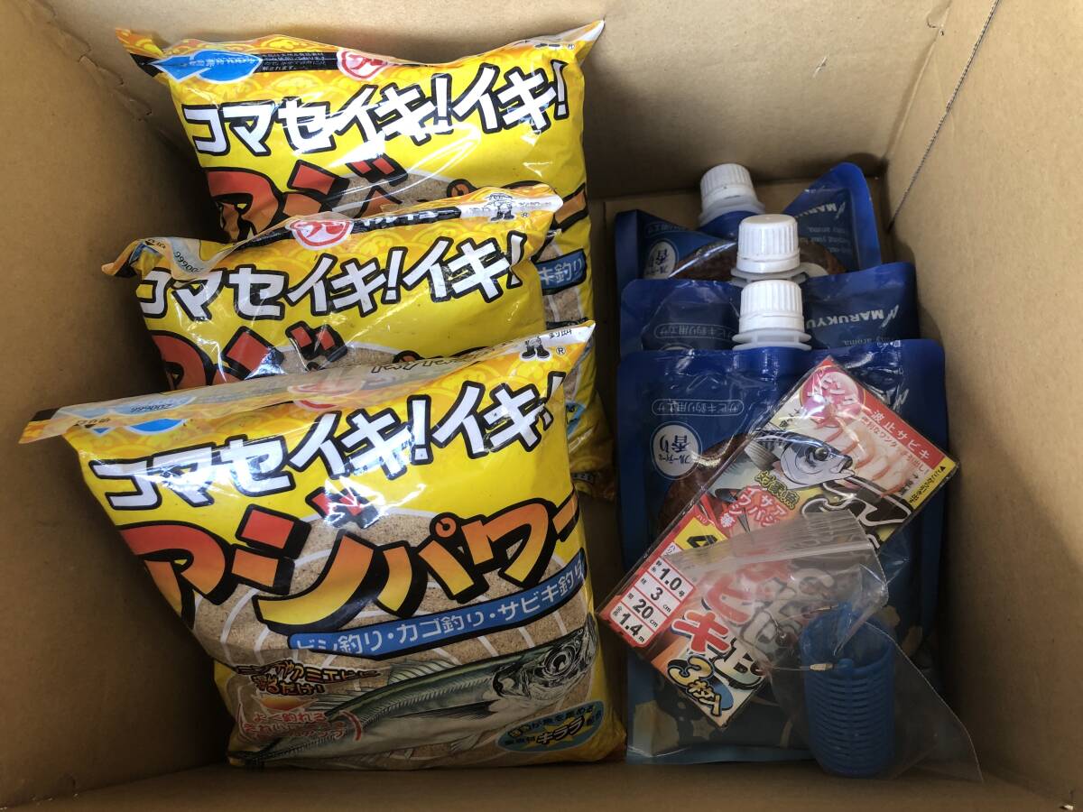 マルキューアジパワー3袋+アミ姫3袋&サビキ仕掛けおまけ2,000円スタート!拍卖