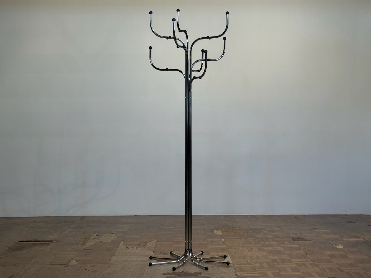 -os180|Fritz Hansen 名作 Sidse Werner COAT TREE/コートツリー クロムオーナメントコートハンガーラック|フリッツハンセン カッシーナ拍卖