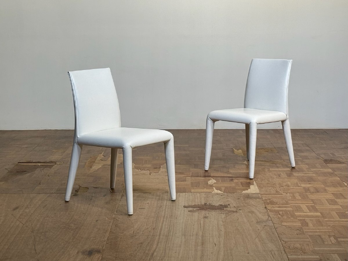 -ps1136.|B&B Italia 名作 Mario Bellini 総本革 Vol Au Vent/ヴォロヴァン レザーダイニングチェア|B&Bイタリア カッシーナ キャブ拍卖