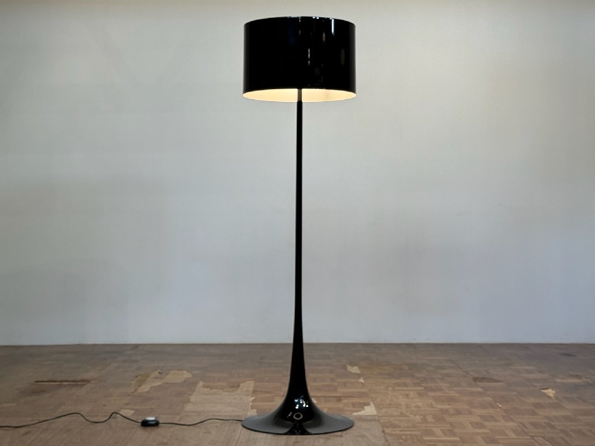 ps1149|FLOS レッドドットデザイン賞名作 Sebastian Wrong SPUN/スプン ミニマムフロアスタンドライト|フロス カッシーナ B&Bイタリア拍卖