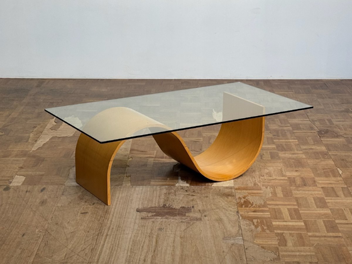 -os1190|ノルウェーヴィンテージ Fiords/フィヨルド ミニマムガラスセンターテーブル|フリッツハンセン アクタス エコーネス アルテック拍卖