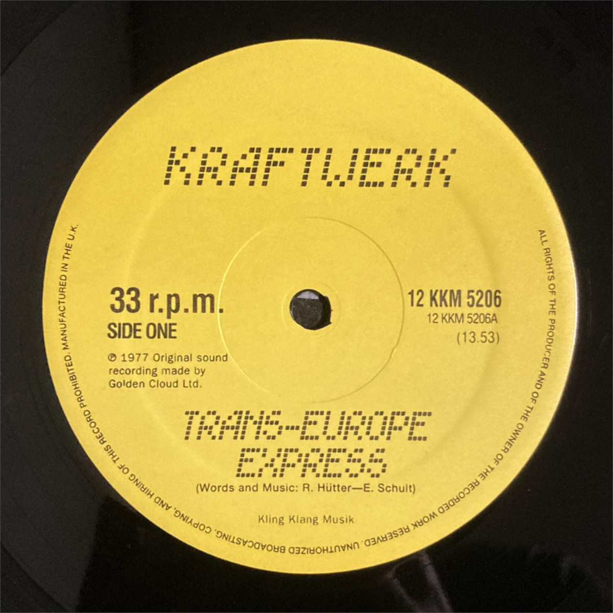 【12インチ盤】Kraftwerk「Trans-Europe Express/ヨーロッパ特急」ロングバージョン収録/Long Version拍卖
