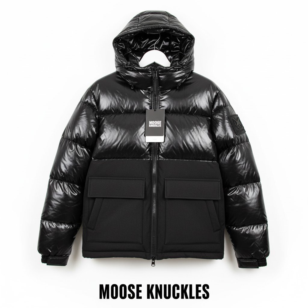 MOOSE KNUCKLESムースナックルズメンズダウンジャケットL180400円黒拍卖