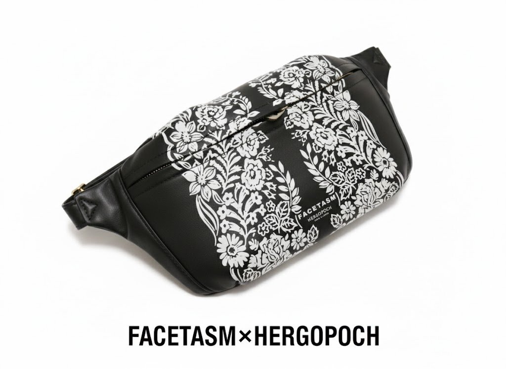 FACETASM×HERGOPOCH新品メンズレザーボディバック拍卖