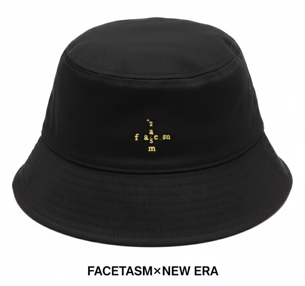 FACETASMファセッタズム×NEW ERA新品メンズハットM/L黒拍卖