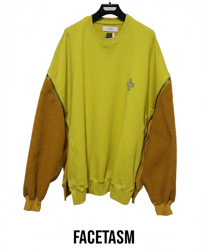 FACETASM ファセッタズム 新品メンズジップトレーナー4サンプル拍卖