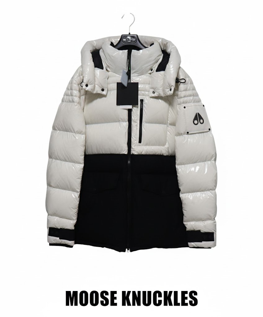 MOOSE KNUCKLESムースナックルズメンズダウンジャケットXL180400円白拍卖
