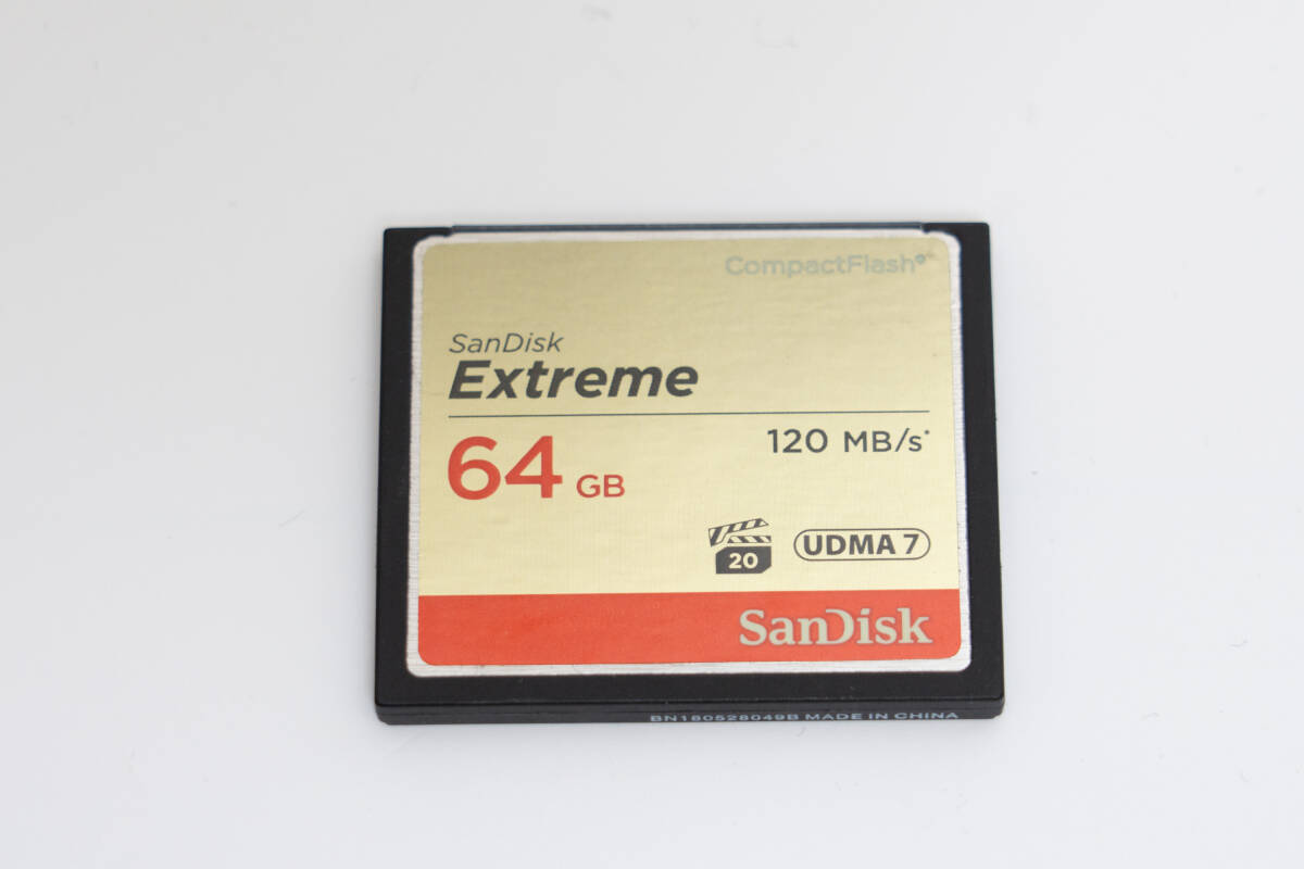 #419a SanDisk サンディスク Extreme 64GB CFカード コンパクトフラッシュ 120MB/s UDMA7拍卖