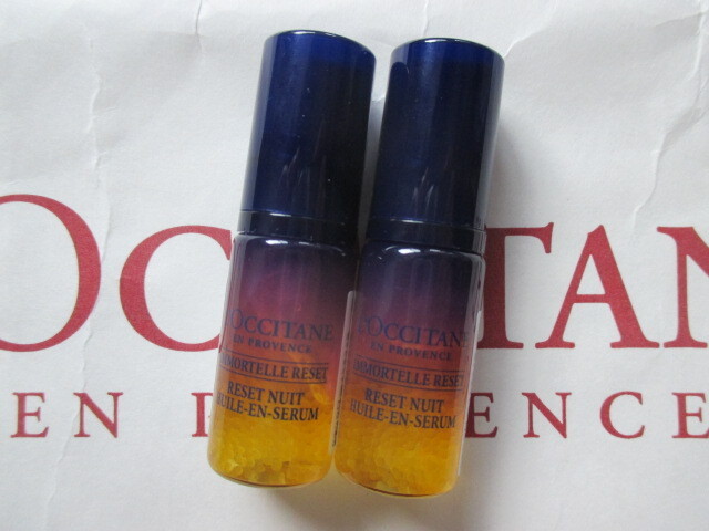 ロクシタン イモーテル オーバーナイトリセットセラム 5ml x 2拍卖