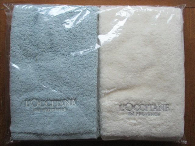 ロクシタン 非売品 ごくふわフェイスタオル2枚セット拍卖
