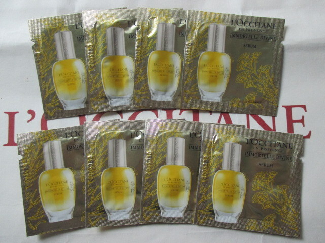 ロクシタン イモーテル ディヴァインセラム サンプルサシェ 1ml x 8拍卖