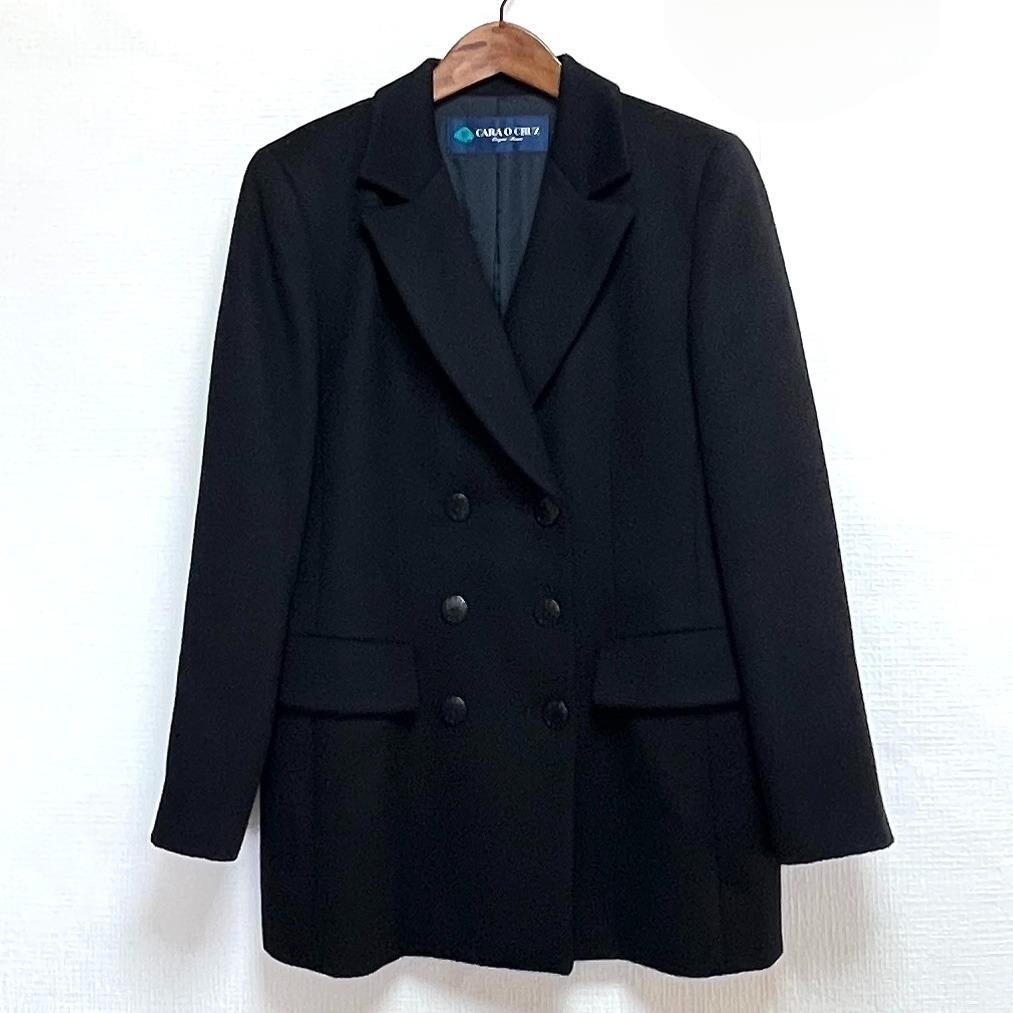 即決 キャラ・オ・クルス CARA O CRUZ レリアン カシミア ジャケット サイズ9 黒 ゆうパック可 (971861)拍卖