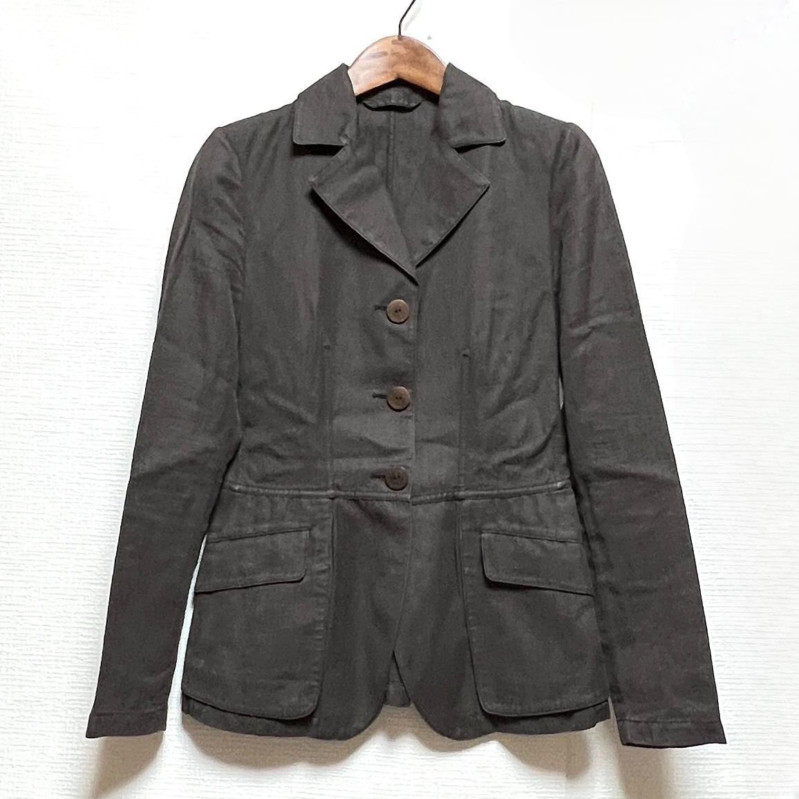 即決 ジョルジオアルマーニ GIORGIO ARMANI レディース ジャケット サイズ36 茶系 レターパック可 (954825)拍卖