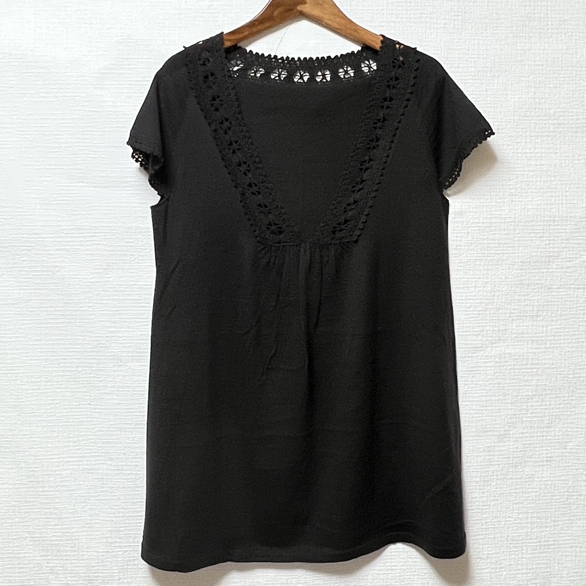 即決 レリアン Leilian レディース ニットチュニック サイズ9 黒茶系 ゆうパケットポスト可 (973088)拍卖