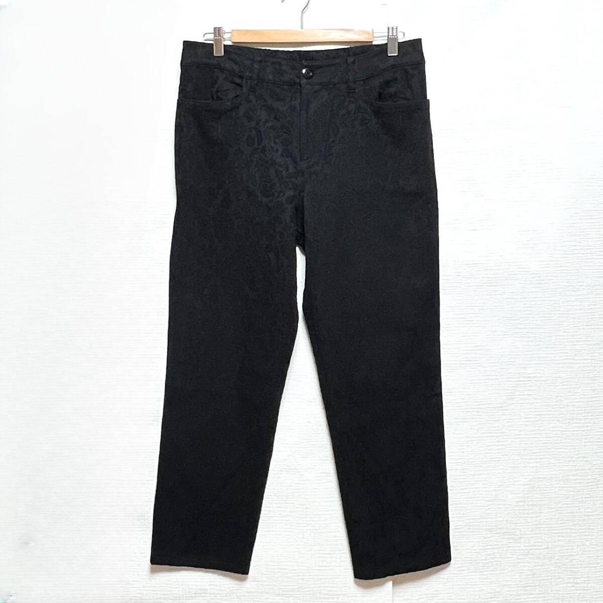 即決 ローズティアラ Rose Tiara レディース パンツ 黒 サイズ46 ゆうパケットポスト可 (973084)拍卖