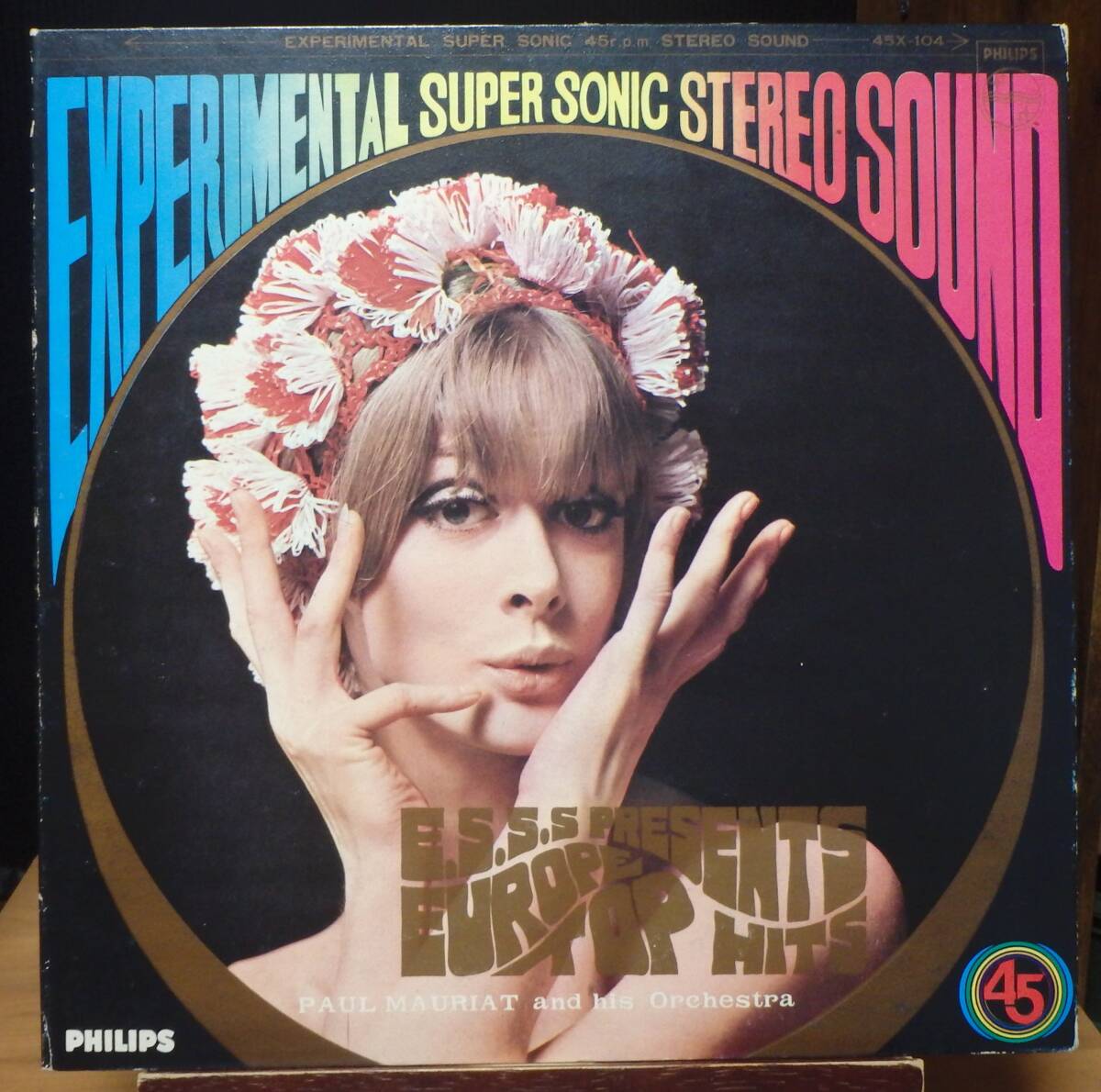 【GI296】PAUL MAURIAT 「ESSS Presents Europe Top Hits」(45rpm LP), 68 JPN Compilation ★楽団インスト/イージーリスニング拍卖