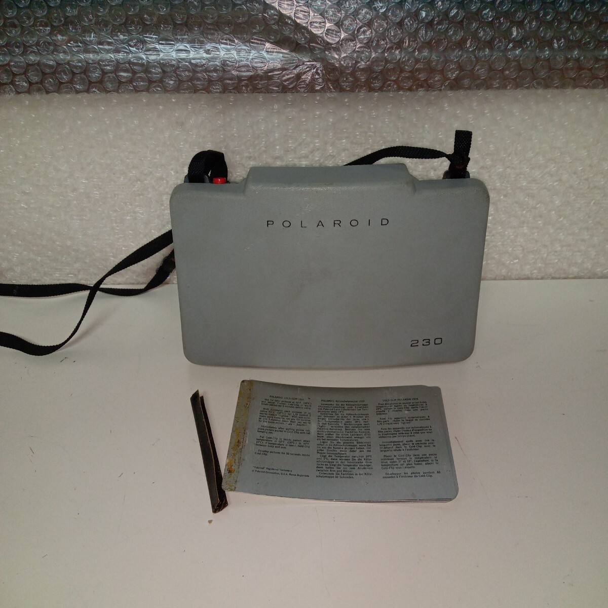 雑B-1段/ ポラロイド オートマチック 230 ランド カメラ 取説なし 動作未確認 コールド・クリップあり 箱付き/L11/71010拍卖