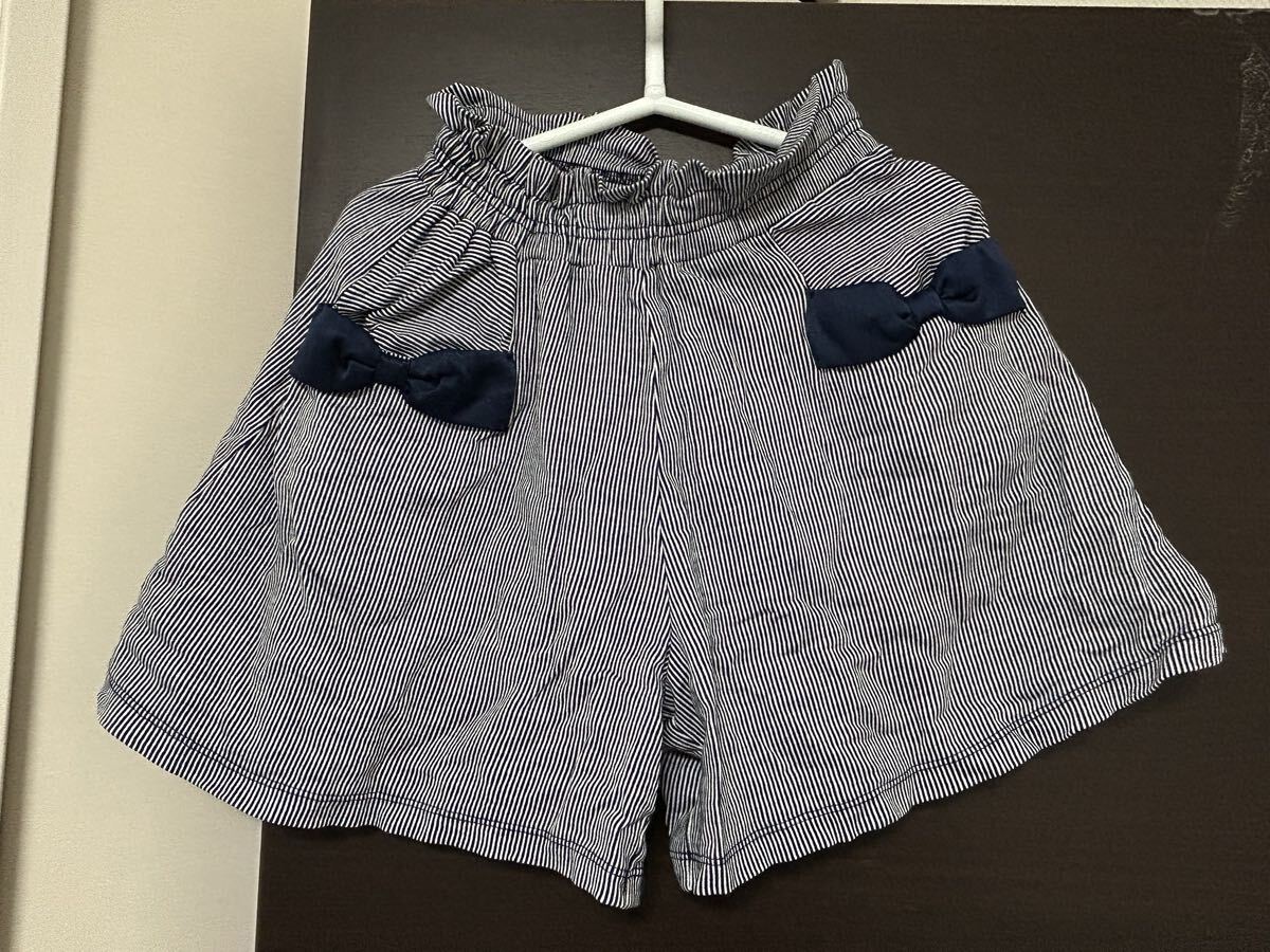 KP ニットプランナー/キュロットスカート、ショートパンツ、ズボン/紺系、ネイビー系/サイズ140拍卖