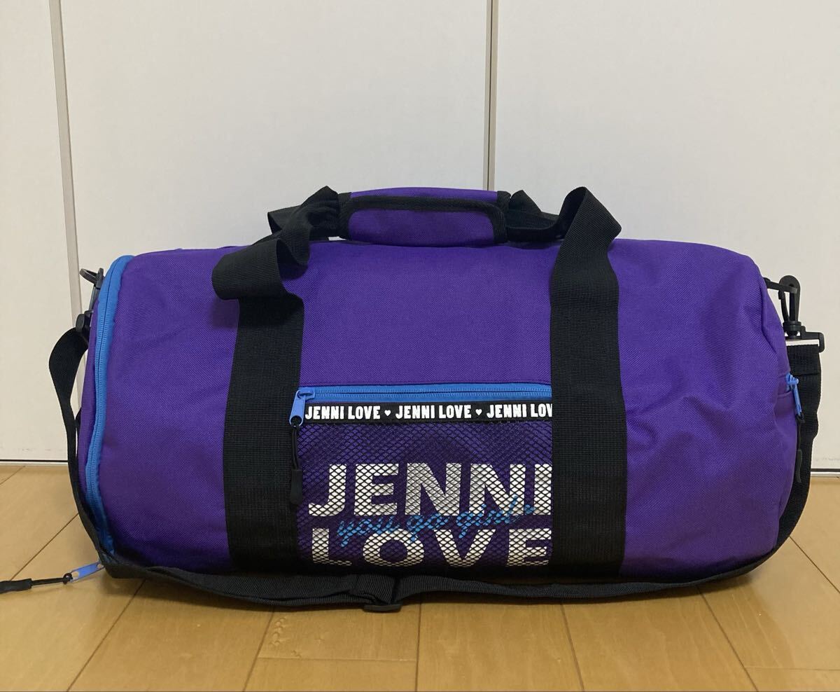 新品★JENNI LOVE ジェニィラブ☆パープルボストンバッグ ドラムバッグ拍卖