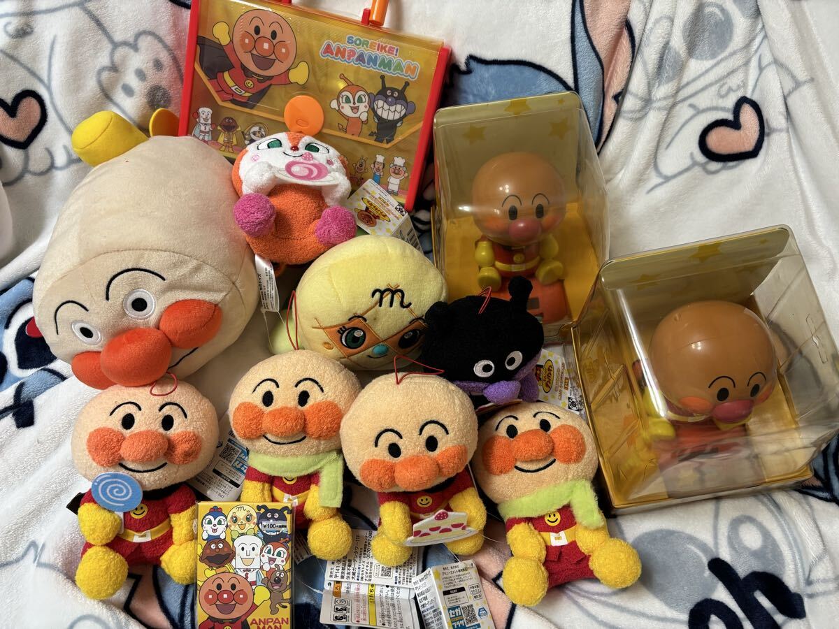 それいけアンパンマン ぬいぐるみ ソーラー バイキンマン ドキンちゃん新品未使用 アンパンマン号 メロンパンナちゃん グッズ拍卖