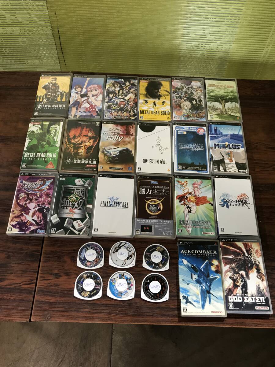 SONY PlayStation Portable PSP 26games tested ソニー ソフト UMD VIDEO ゲーム 26本 動作確認済 G934D2拍卖