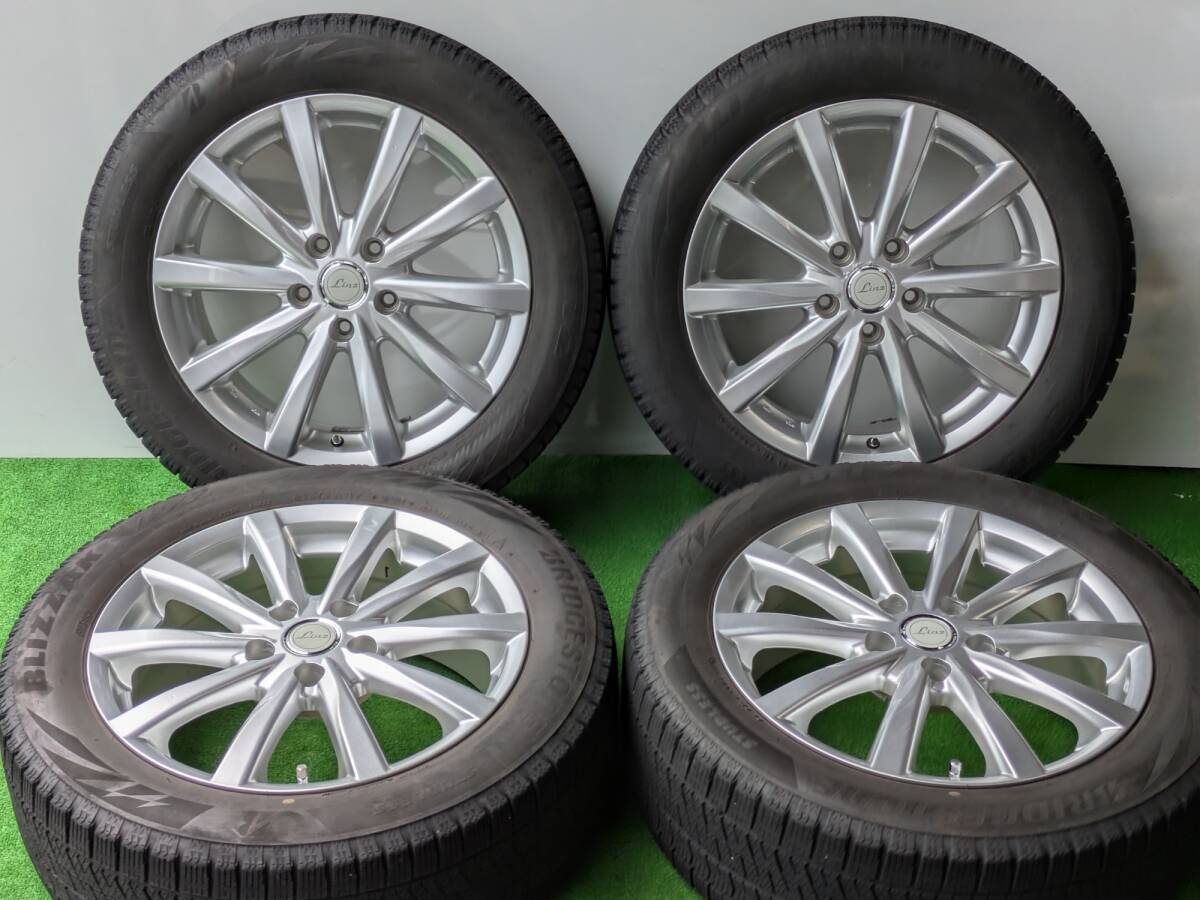 ■2018年製 ブリヂストン ブリザックVRX2 ■17インチアルミホイール付きスタッドレスタイヤ4本 ■215/55R17 94Q拍卖