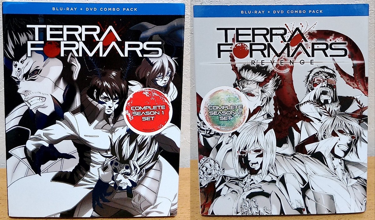 Blu-ray + DVD テラフォーマーズ + リベンジ 全話 輸入盤 2点セット 第1期 第2期 送料無料拍卖