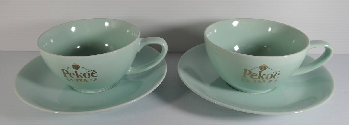 ☆27H■サントリー Pekoe TEA ピコー・ティー カップ&ソーサー 陶器製■未使用拍卖