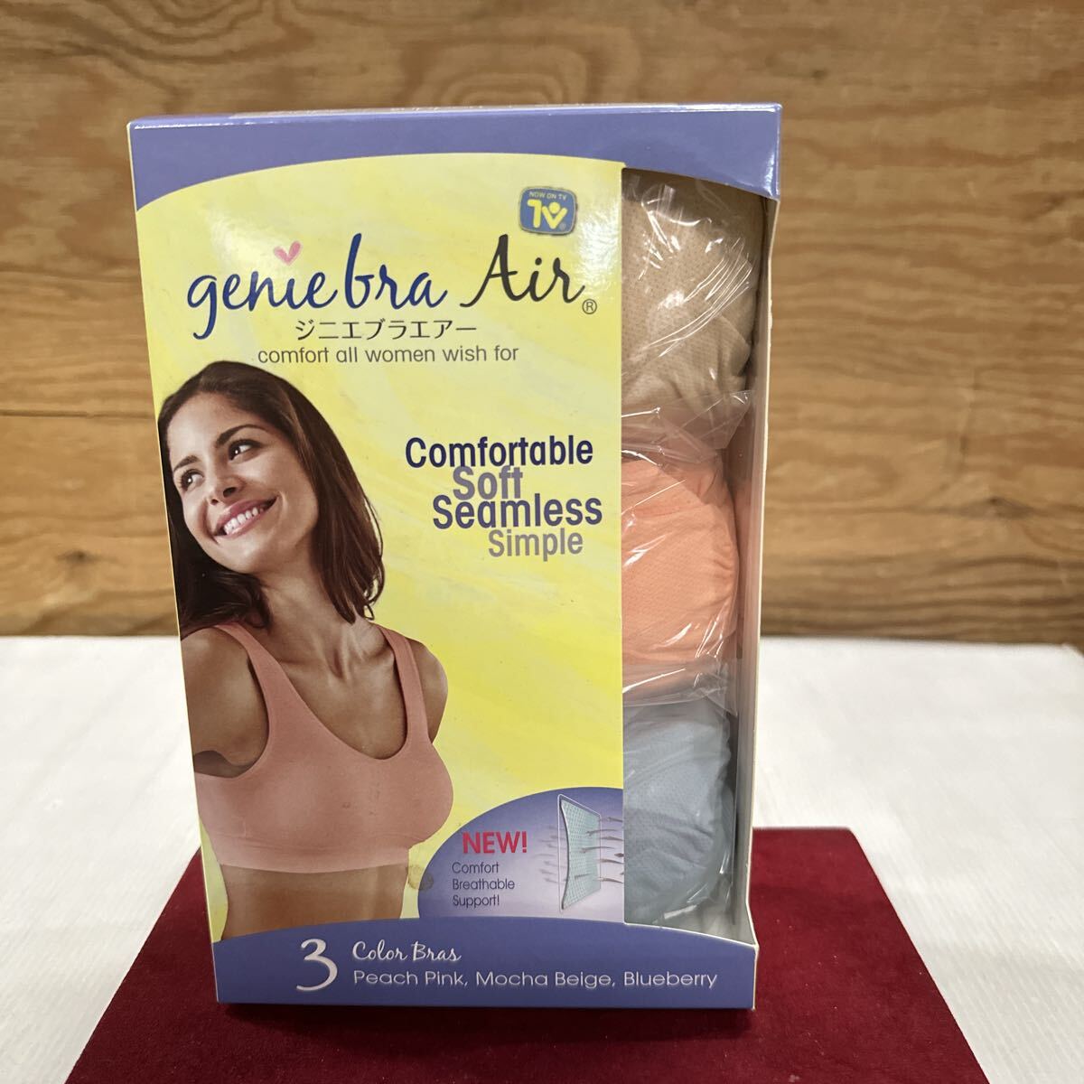 ジニエブラ 3L genie ジニエブラエアー 補正下着 3枚セット 未使用 保管品 ノンワイヤーノンフック エアスルー 拍卖