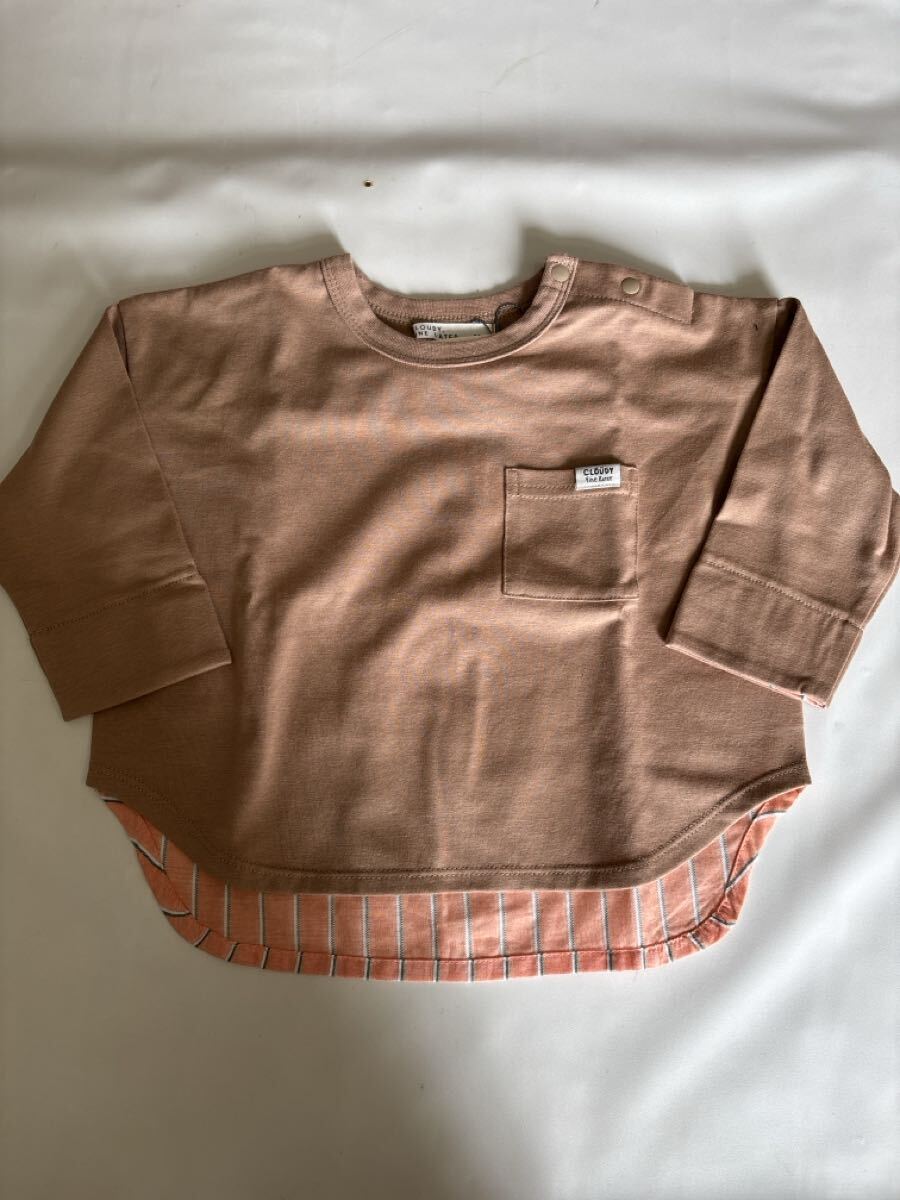 新品 クラウディ CLOUDY,FINE LATER 長袖Tシャツ 90拍卖
