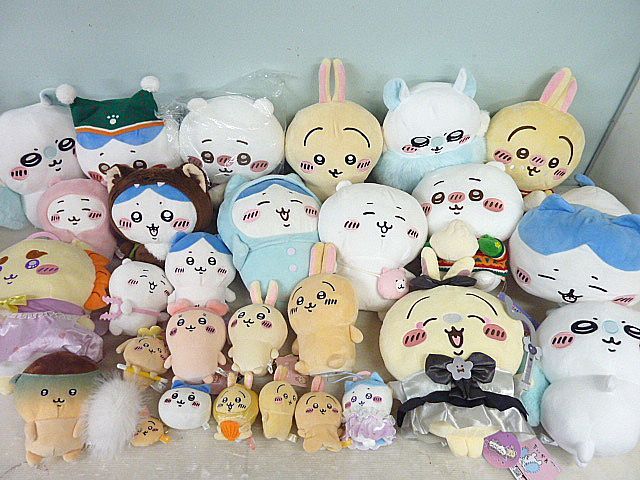 T622 未使用含む ちいかわ グッズ 大量 計28点 まとめ ぬいぐるみ/マスコット/玩具/他 ハチワレ うさぎ モモンガ くりまんじゅう 等拍卖