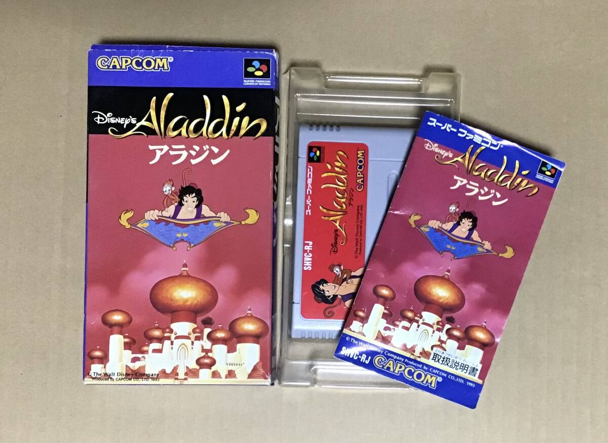 SFC/ソフト◆アラジン スーパーファミコン◆外箱・取扱説明書付き.拍卖