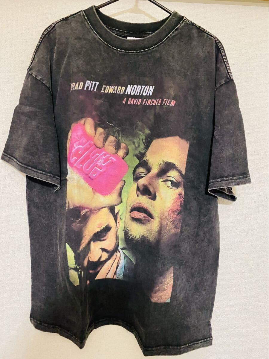 ファイトクラブ fight club ブラッドピット Tシャツ XL 新品未使用 エドワードノートン拍卖