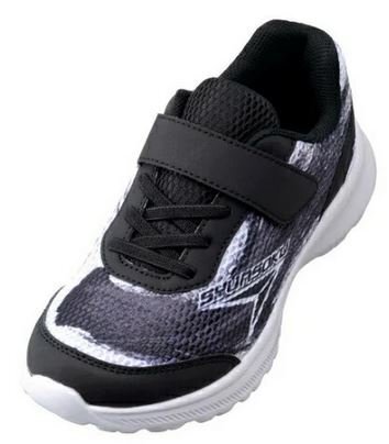 一人で走れば一着取れる!床を汚さない白底 19.0 アキレス 瞬足 JJ159 黒 シュンソク 子供靴 キッズ ジュニア 通学 スニーカー 運動靴拍卖
