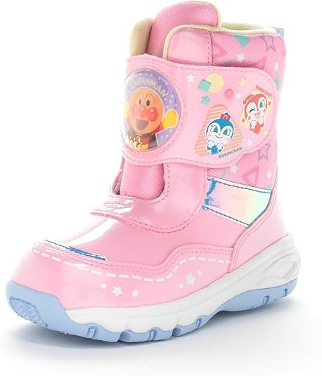 防水 防寒 滑りにくい防滑底 15.0 ムーンスター アンパンマン WC037E PK 子供 キッズ ウインター ブーツ 女の子 ベビーシューズ 赤ちゃん拍卖