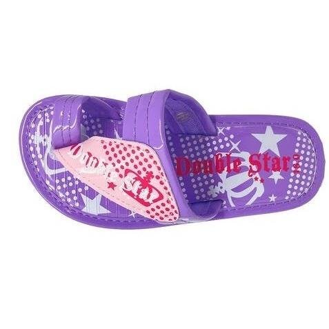 走っても脱げにくい 23.0 ダブルスター 7536 PL ユビ付き 指付き ゆび付き ビーチ サンダル キッズ チャイルド ビーサン ベンハー つっかけ拍卖