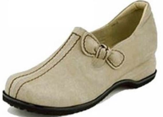 痛くならない靴 柔か本革 ゆったり幅広 4E 24.5cm MODE NINE 1312 BG モードナイン 日本製 婦人 レディース パンプス スリッポン 外反母趾拍卖