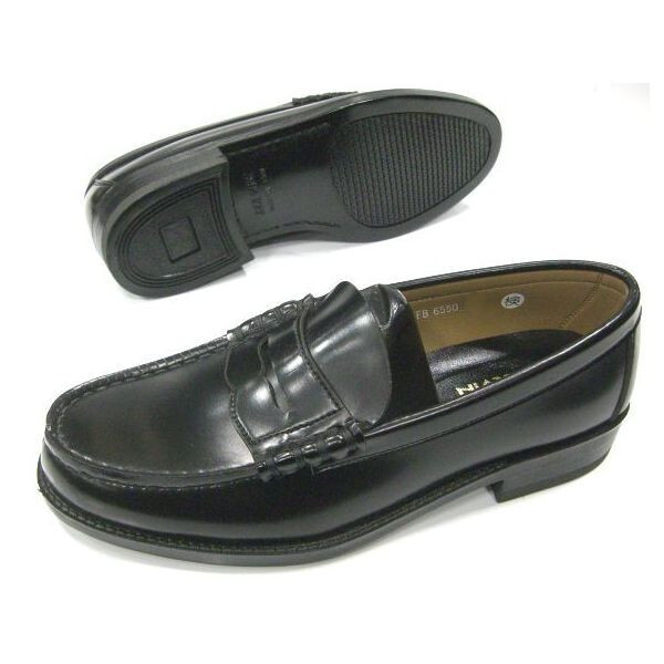 【送料無料】即決 24.5 ハルタ 6550 黒 HARUTA 幅広 3E 日本製 ロ-ファー スリッポン 紳士 メンズ ビジネスシューズ 学生靴 通学 通勤拍卖