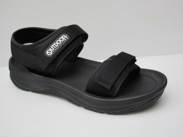 即決 25.0cm 水濡れOK アウトドアプロダクツ ODP706SL 黒 軽量 幅広 アウトドア キャンプ スポーツ サンダル 水陸両用 紳士 メンズ拍卖