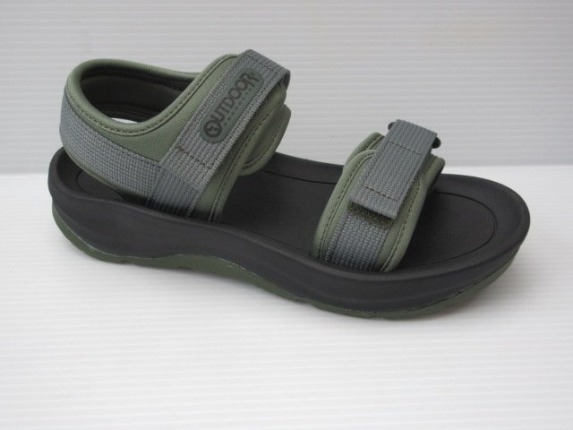 即決 25.0cm 水濡れOK アウトドアプロダクツ ODP706SL オリーブ 軽量 幅広 アウトドア キャンプ スポーツ サンダル 水陸両用 紳士 メンズ拍卖