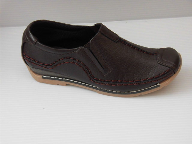 即決 24.5cm Moda Ladian 2403 DBR モーダレディアン 柔らか 婦人 レディース カジュアル ウォーキング シューズ 外反母趾 スリッポン拍卖