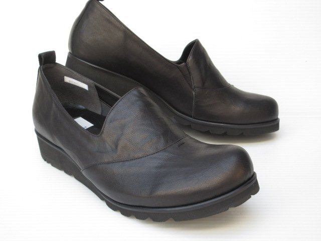 痛くない 柔らか幅広 4E 23.0 MORE PLUS 78371 黒 巻爪 外反母趾 冠婚葬祭 礼装 フォーマル 日本製 本革 パンプス 婦人 レディース 革靴拍卖