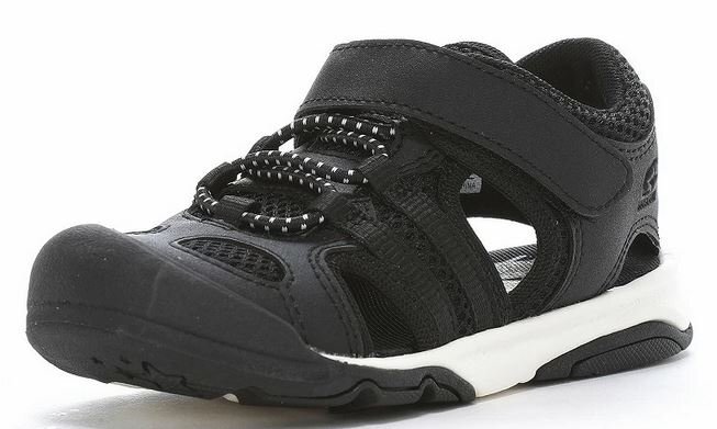 つま先ガード 20.0 つま先カバー ムーンスター MFL S017C 黒 スポーツ サンダル ベビー靴 ベビーシューズ キッズ 前かぶり バックバンド拍卖