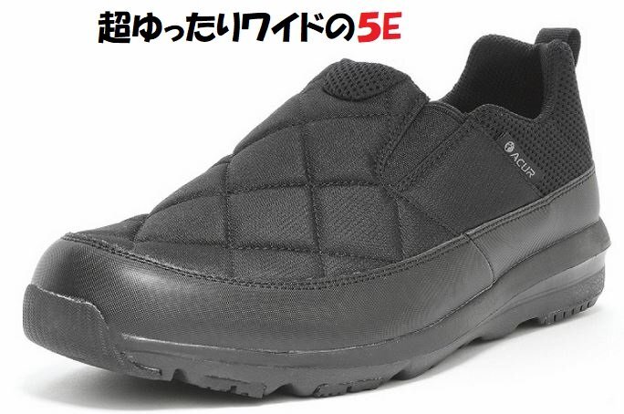 痛くない超幅広 5E 26.0 めっちゃ柔か ムーンスター サプリスト SPLT AMM108 黒 n スリッポン メンズ スニーカー ウォーキングシューズ拍卖