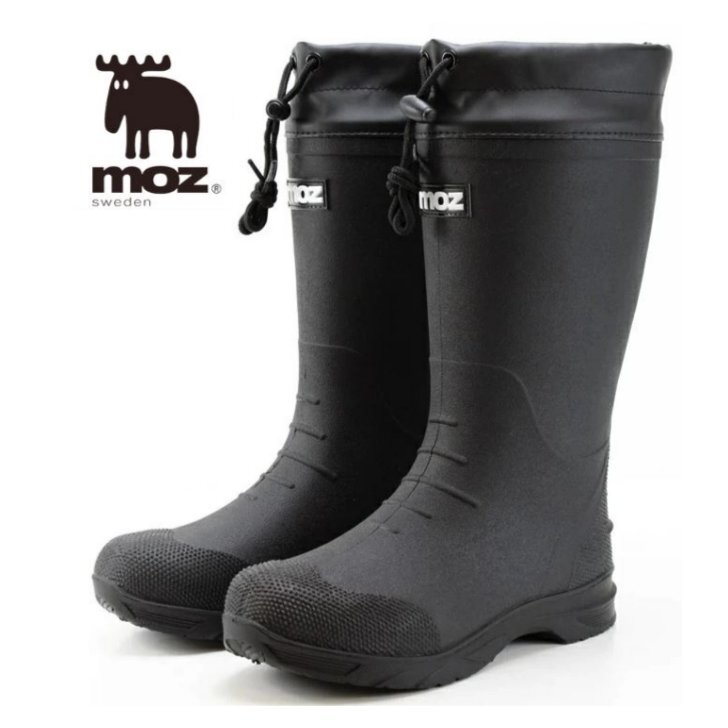 防雪カバー スパッツ フード付き 19.0 MOZ sweden MZ8040 黒 モズ 防寒 防雪 ゴム 長靴 レイン ブーツ シューズ 婦人 レディース キッズ拍卖
