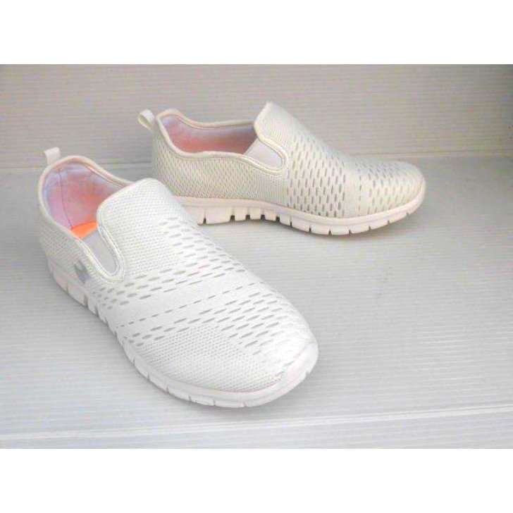 痛くないメッチャ柔らか アーノルドパーマー AN0902 白 23.0 婦人 レディース スニーカー 看護士 ナース ウォーキング シューズ スリッポン拍卖