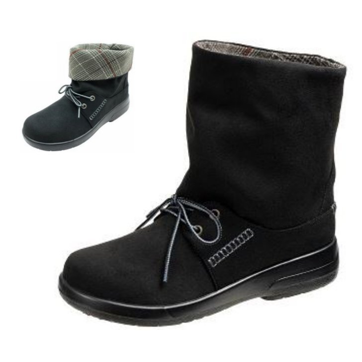 蒸れないゴアテックス 透湿 防水 23.5 アサヒ トップドライ TDY3202 黒 日本製 滑り止め ロールダウン 婦人 レディース ショート ブーツ拍卖